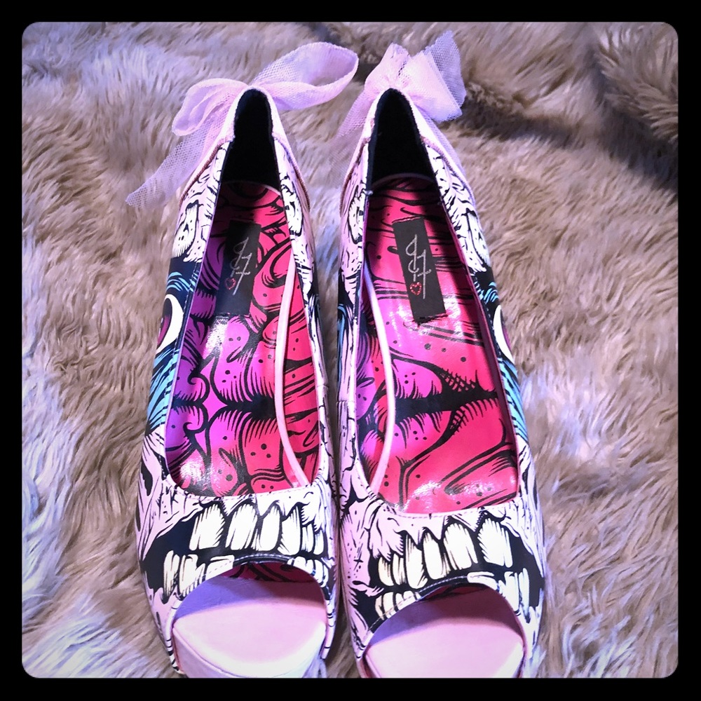 Pink Iron Fist heels